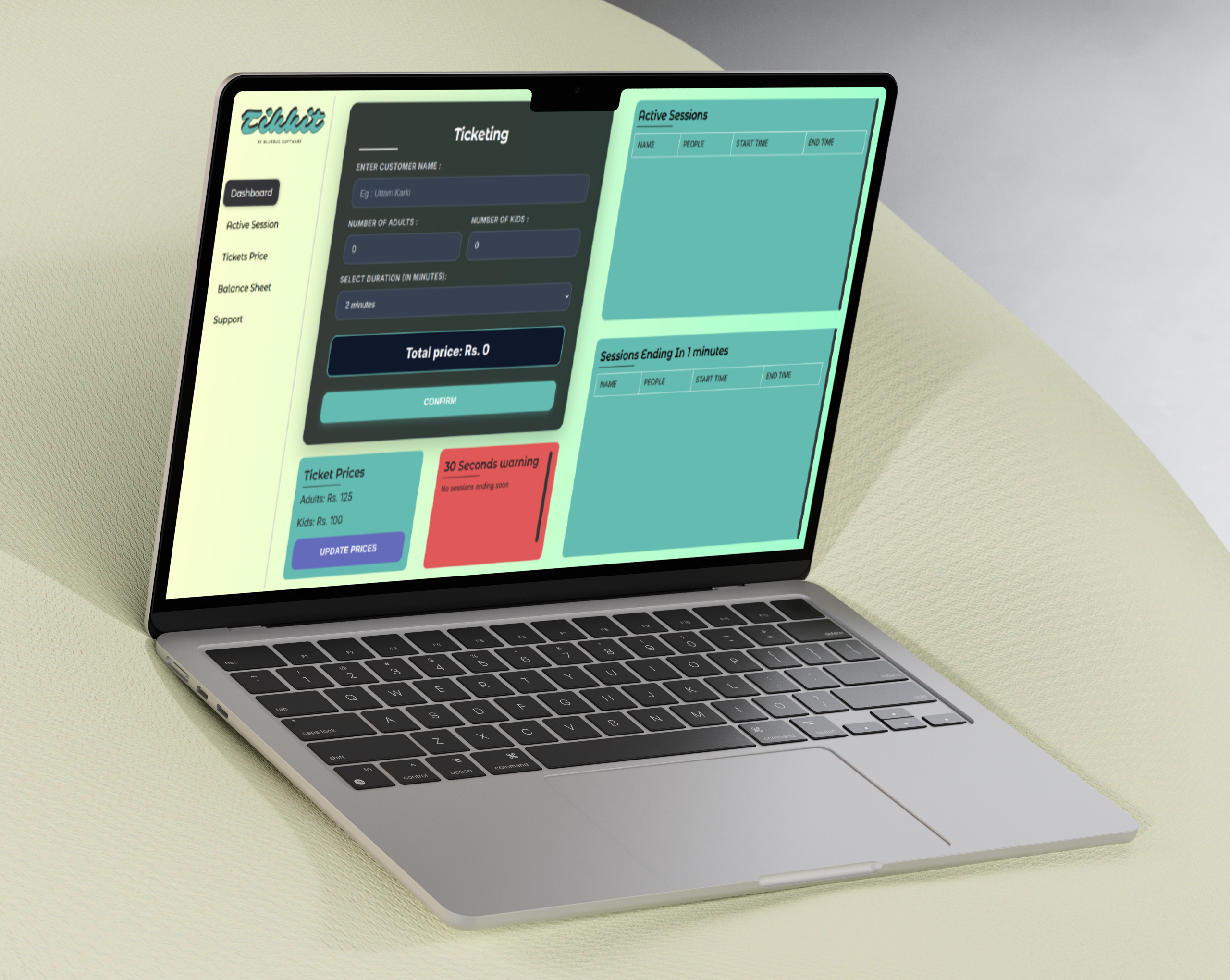 Tikkit Ticketing Web-App